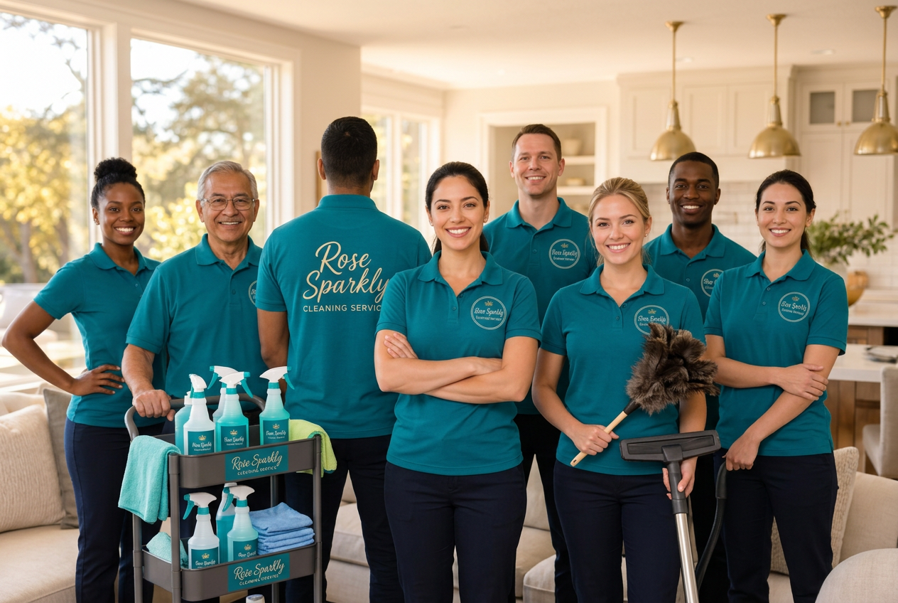 Rose Sparkly Clean professional cleaning team serving homes across Utah