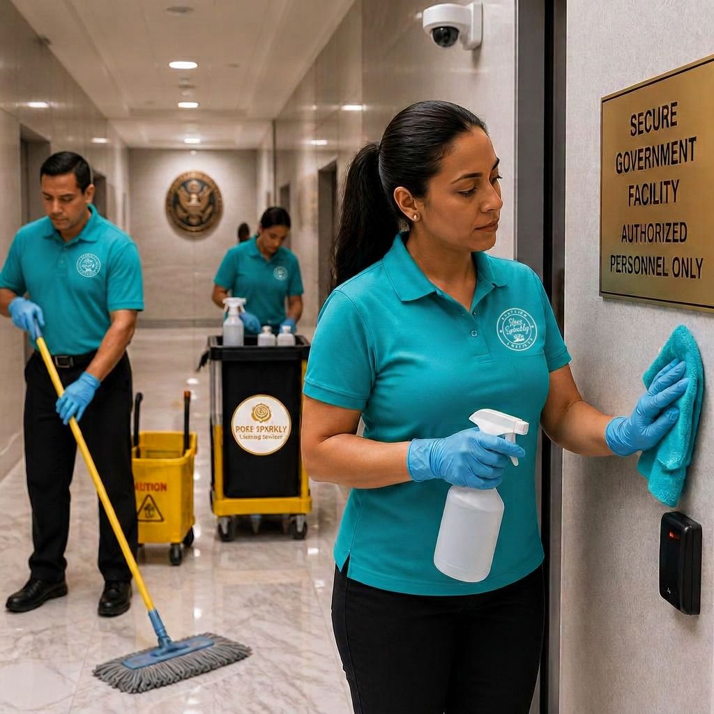 Government Facility Cleaning by Rose Sparkly Clean